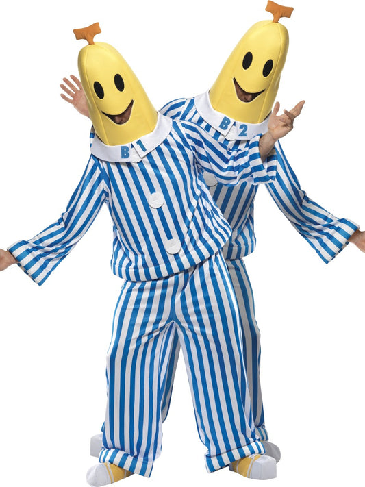 Bananas In Pyjamas Costume Mens Fancy Dress Official Outfit Size Medium