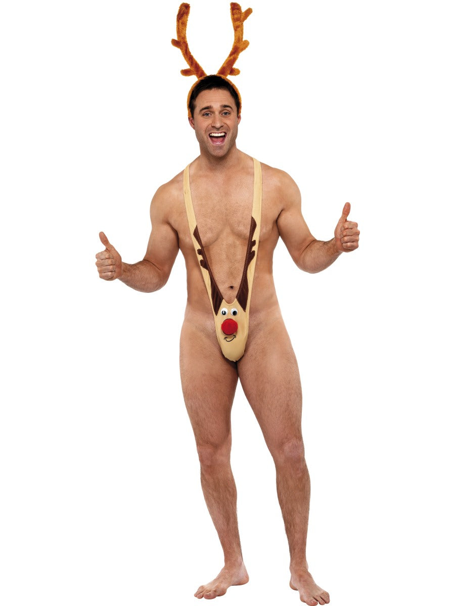 Fever Mens Mankini Christmas Secret Santa Novelty Fancy Dress Gift Xmas