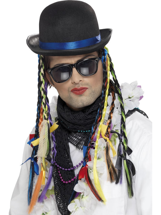Chameleon Hat Boy George Fancy Dress Costume Accessory 80s Adults