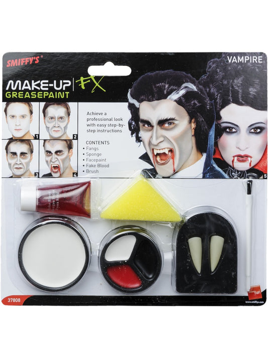 Vampire Make Up Kit FX Dracula Face Paint Halloween Fancy Dress New