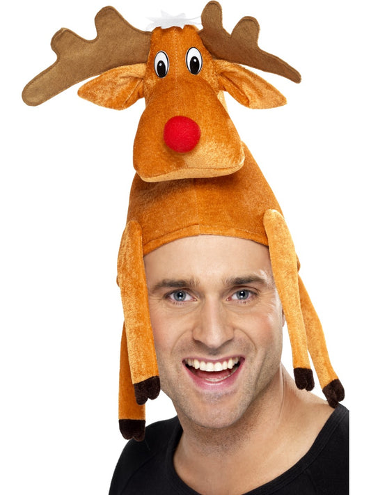 Reindeer Hat Rudolph Christmas Novelty Fancy Dress Accessory