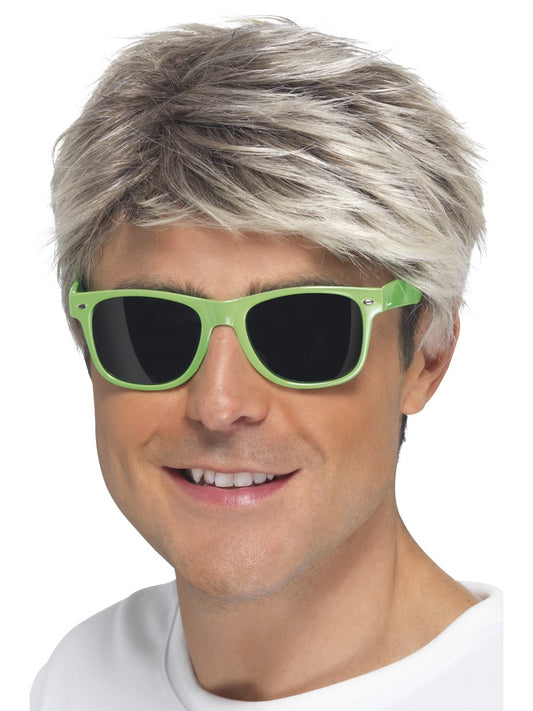Neon Sunglasses 1980s Fancy Dress Party Accessory 80s Specs