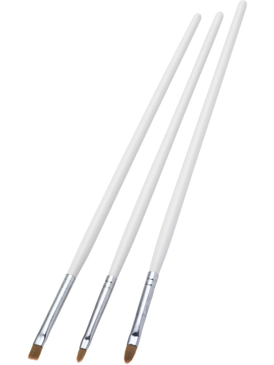 3 Pc Make Up Brush Set Face Painting Artist Makeup Brushes Detailing