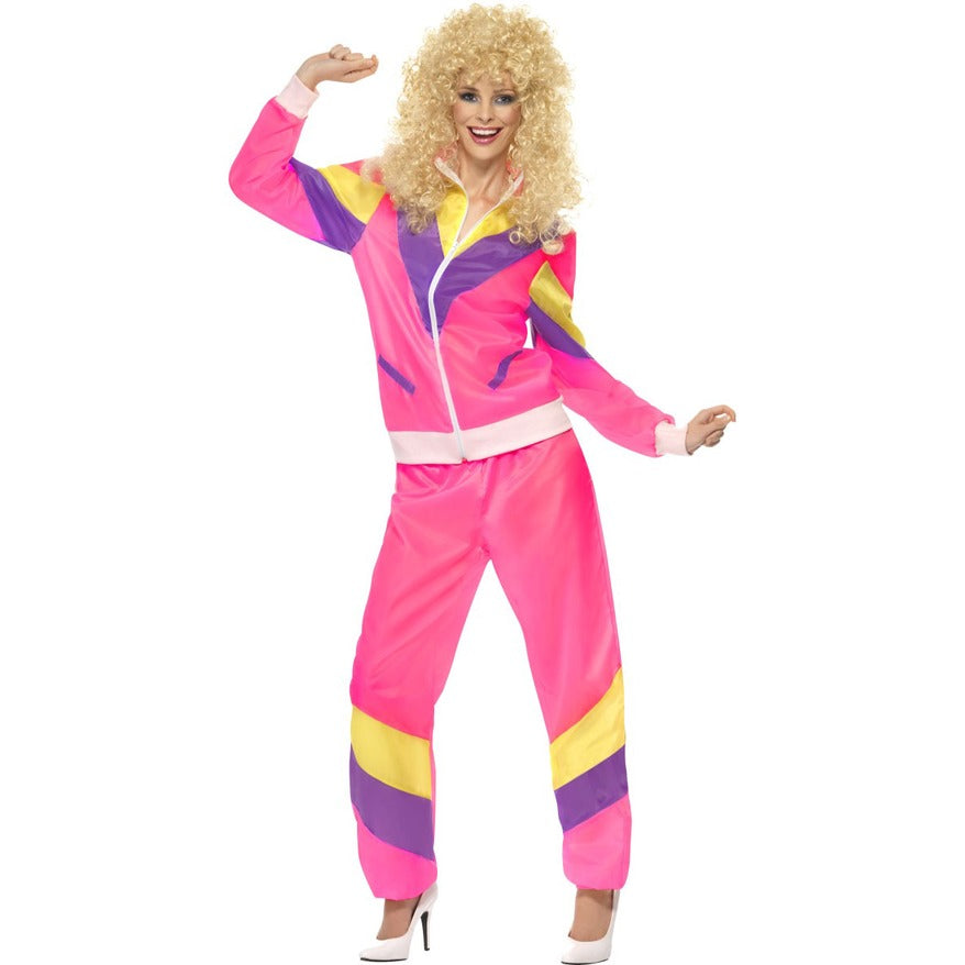 80s Pink Shell Suit