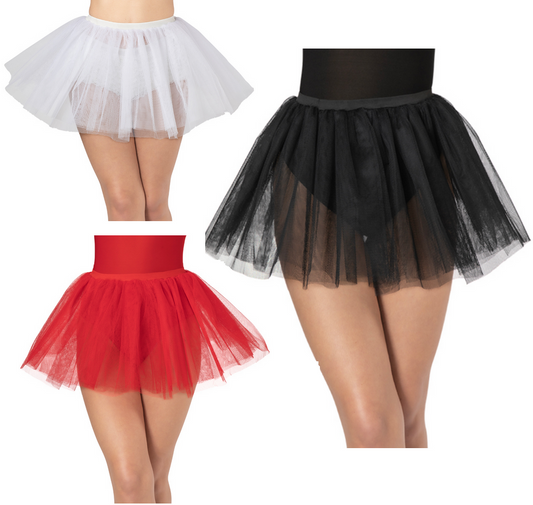 Ladies Tutu Petticoat Underskirt Adults Fancy Dress Halloween Accessory