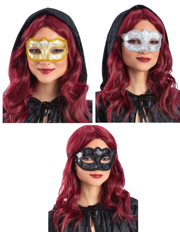 Venetian Masquerade Eyemask Masked Ball Ladies Fancy Dress Accessory