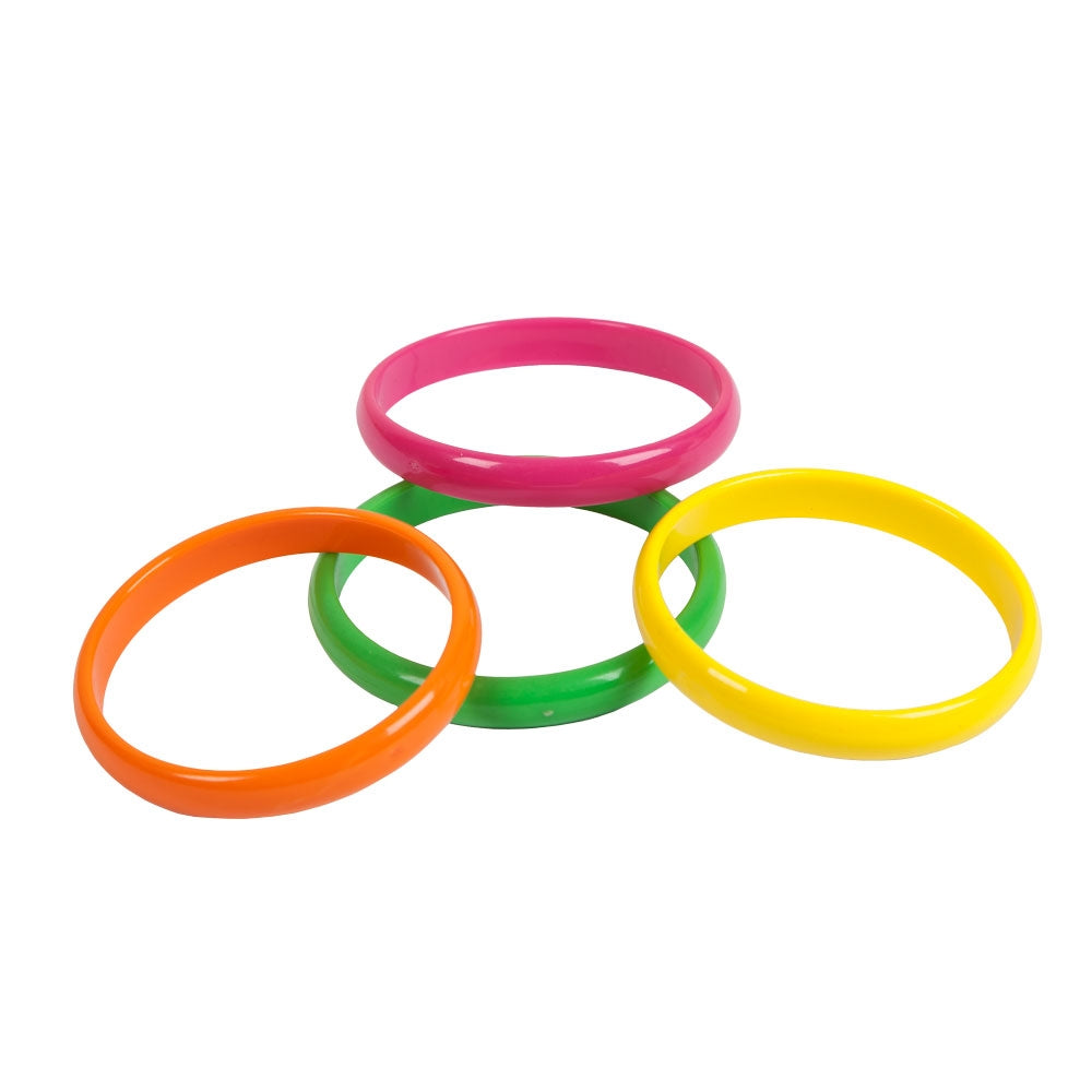 80's Neon Bracelets 4pc Set