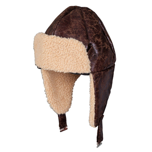 Aviator Hat with Faux Sheepskin (min 6)