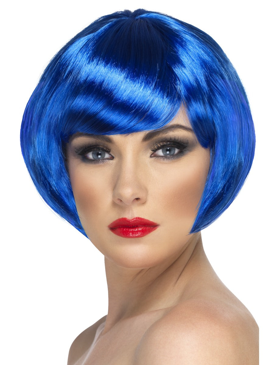 SHORT BABE WIG BLUE