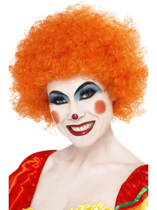 Crazy Clown Afro Orange