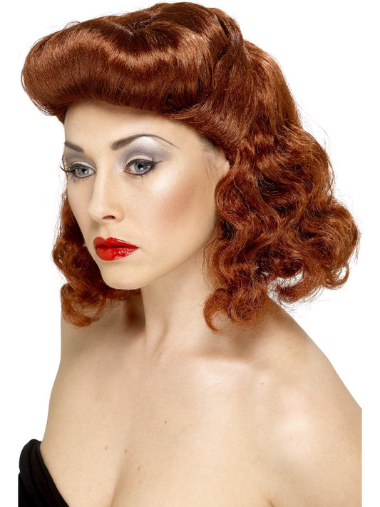 Auburn Pin Up Girl Wig