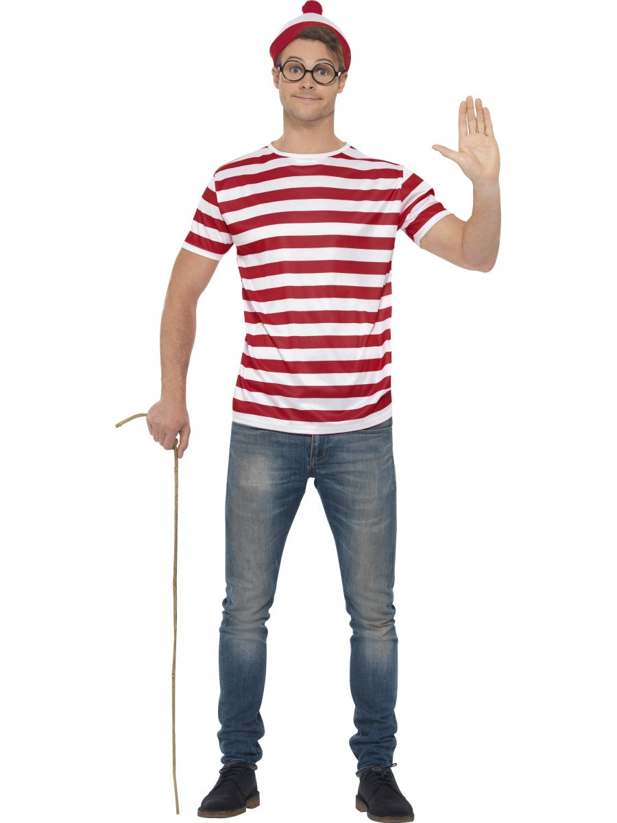 Where's Wally Kit Mens Ladies Instant Wally Fancy Dress Costume Kit Ne Kingdom Fancy Dress Where's Wally Kit Mens Ladies Instant Wally Fancy Dress Costume Kit Ne Kingdom Fancy Dress