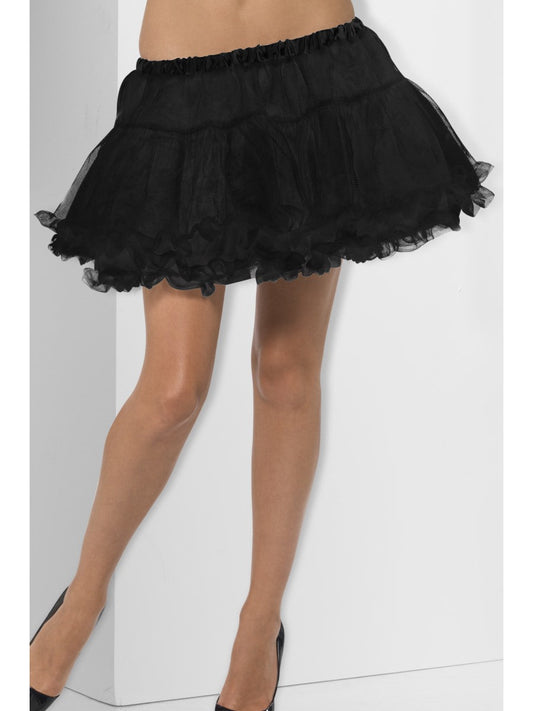 Black Petticoat  Womens Under Skirt Fancy Dress Costume Accessory