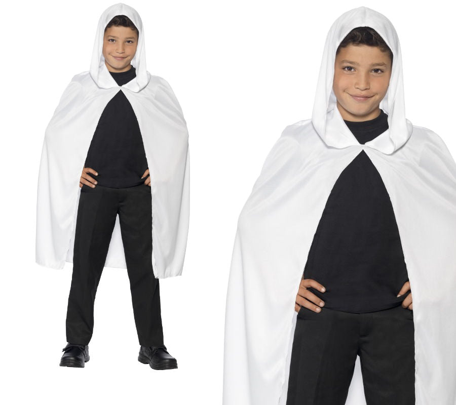 White Cape Hooded