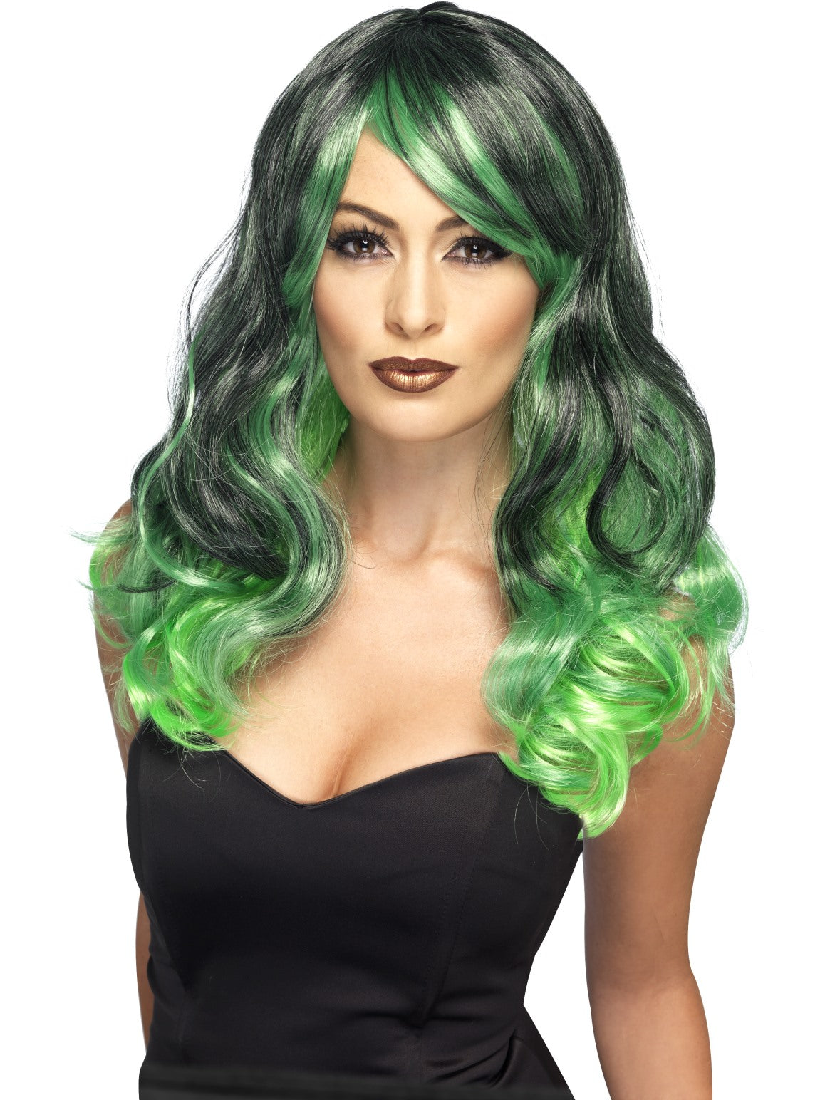 Smiffys Halloween Wigs Green & Black