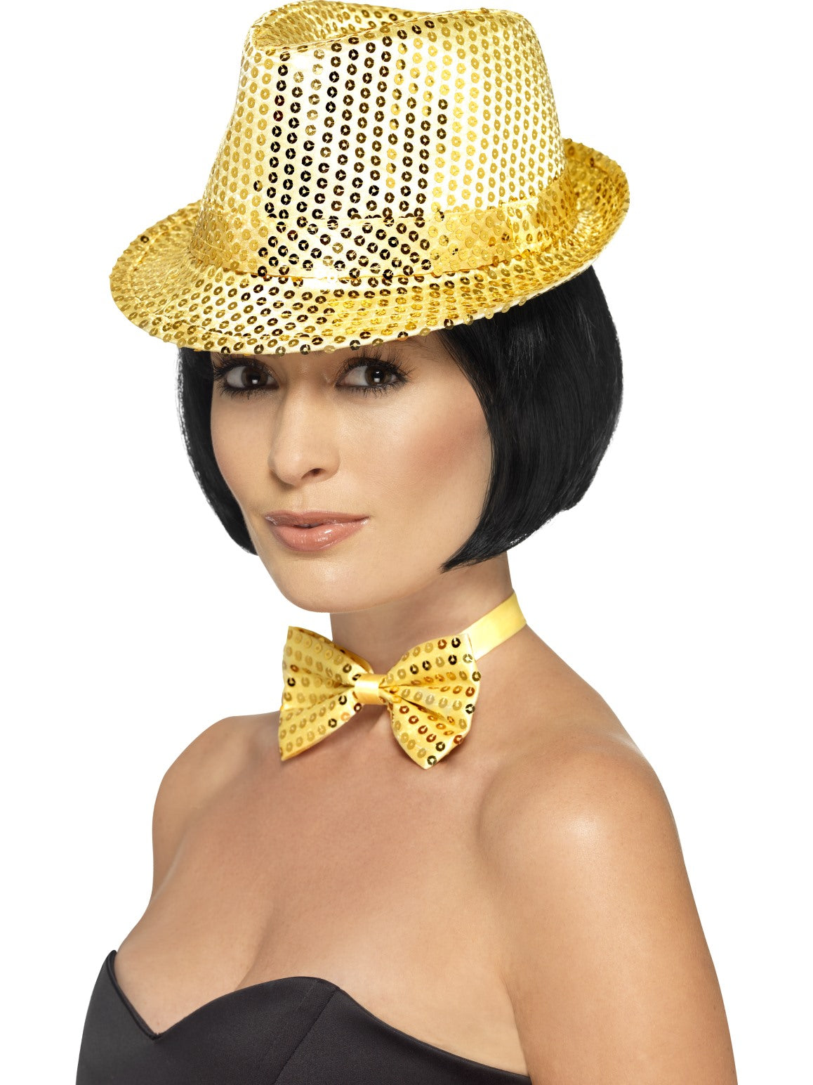 Sequin Trilby Hat Ladies Showgirl 1920s Butlins Style Fancy Dress Hat