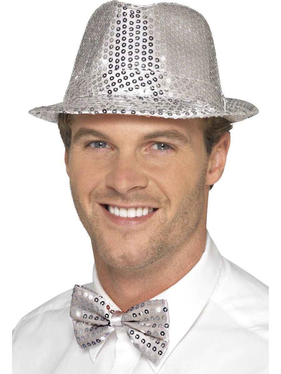 Sequin Trilby Hat Ladies Showgirl 1920s Butlins Style Fancy Dress Hat