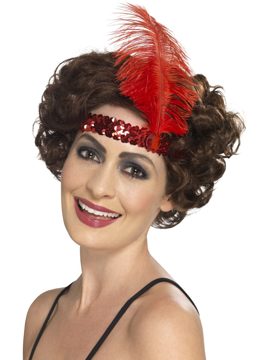 1920s Flapper Headband Ladies Fancy Dress Accessory 20s Gatsby