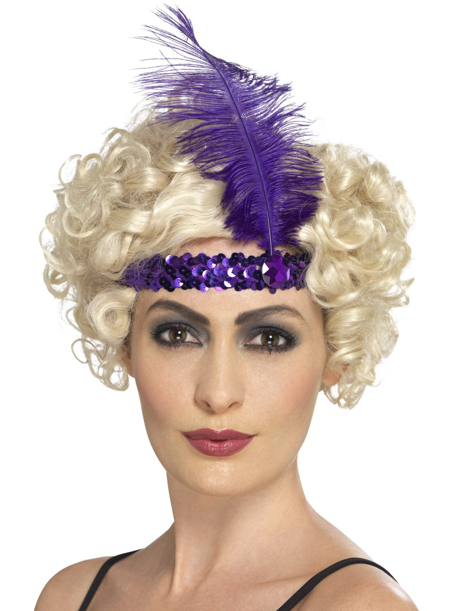 1920s Flapper Headband Ladies Fancy Dress Accessory 20s Gatsby