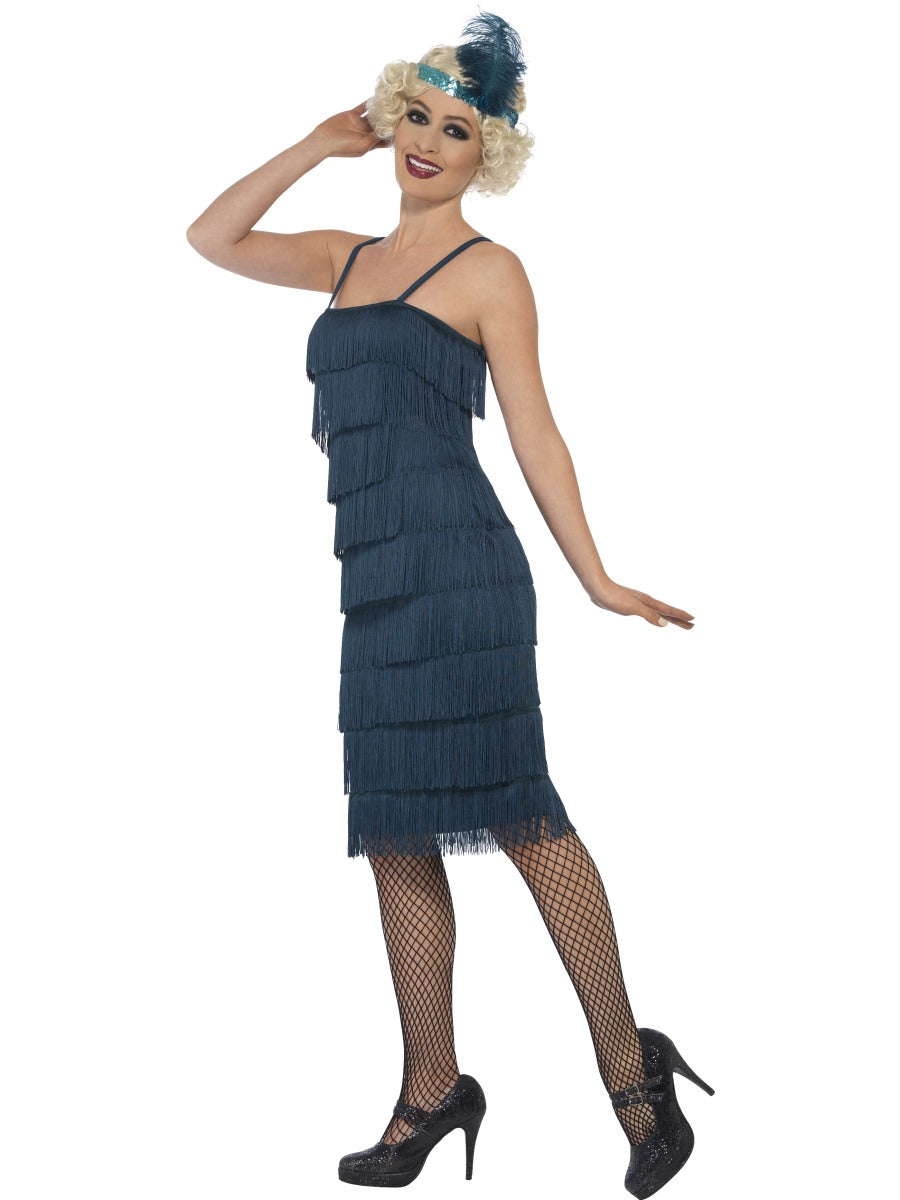 Teal Flapper Costume