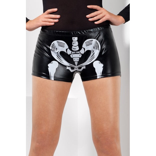 Fever Miss Skeleton Whiplash Hotpants