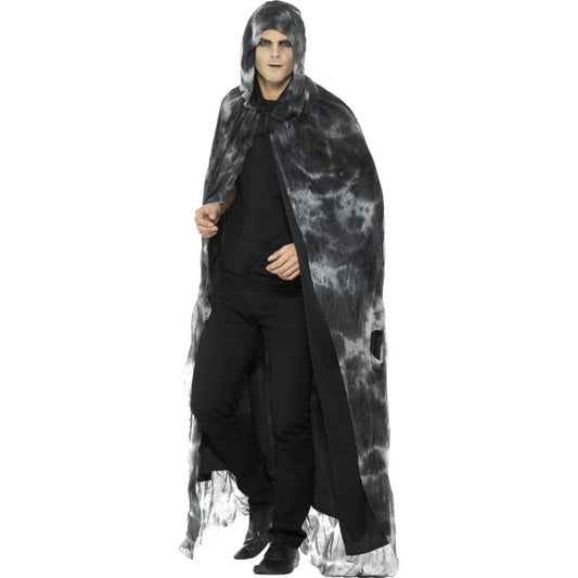 Adult Deluxe Decayed Cape Spellbound Halloween Horror Mens Fancy Dress New