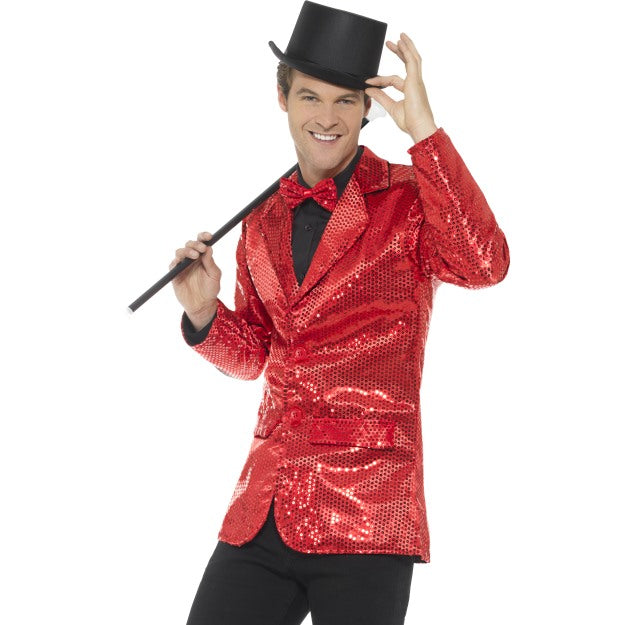 Mens Sequin Jacket Fancy Dress