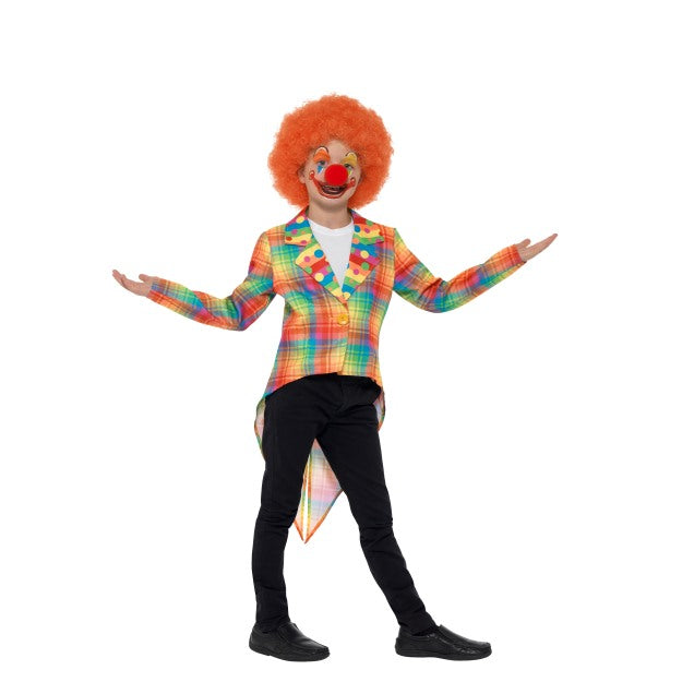 Neon Tartan Clown Tailcoat