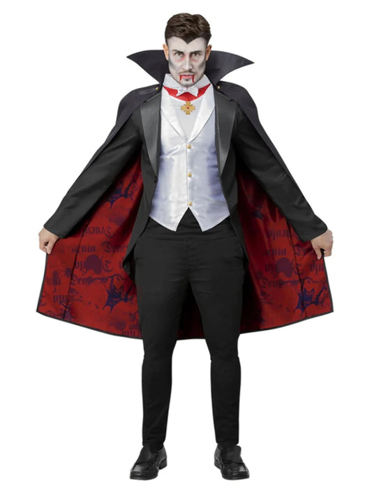 Universal Monsters Dracula Costume Adults Licensed Vampire Fancy Dress
