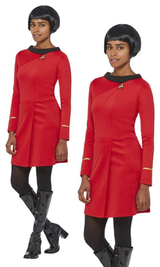 Star Trek Original Series Operations Uniform Ladies Licensed Fancy Dress