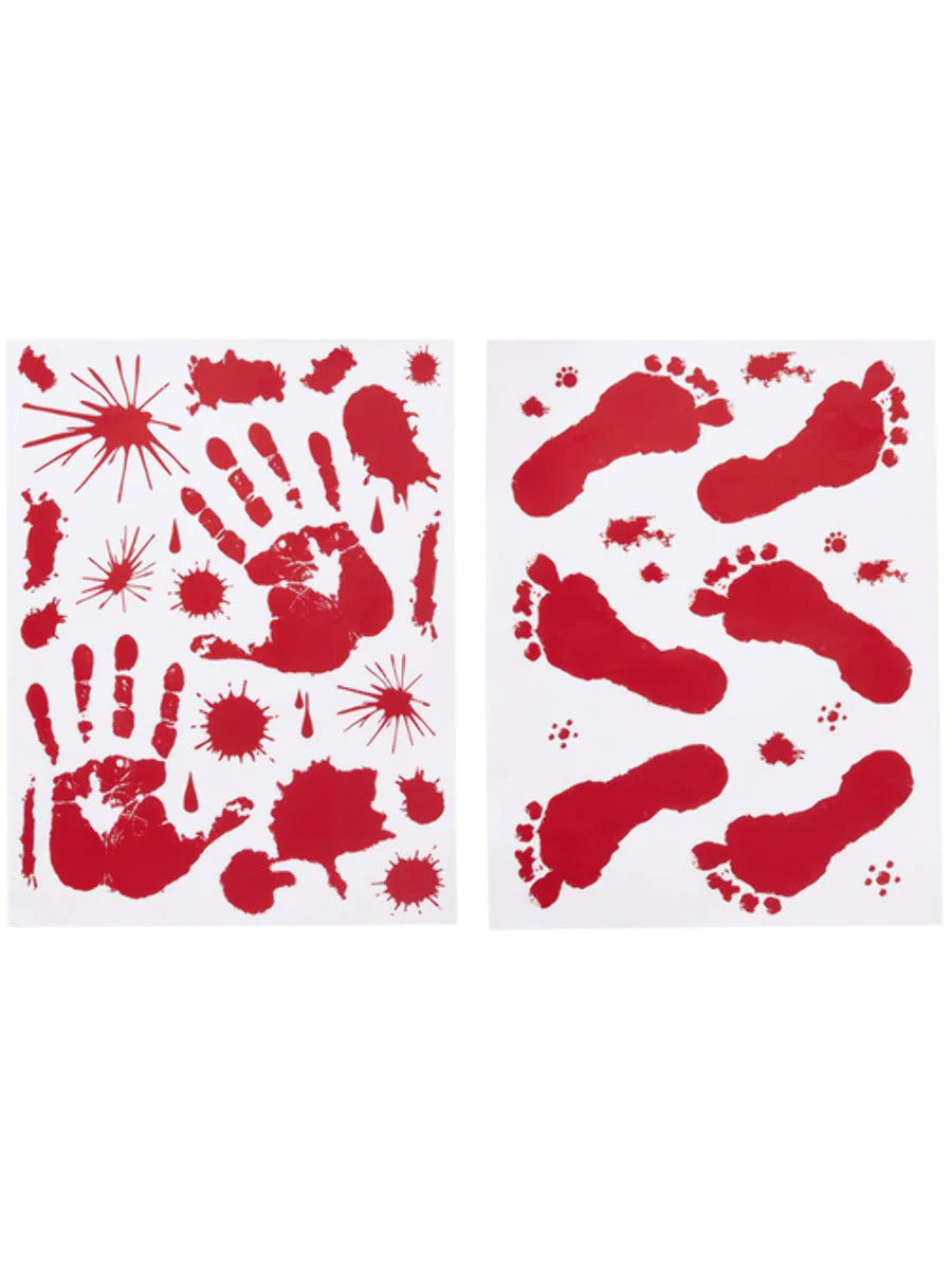 Bloody Floor & Window Sticker Set