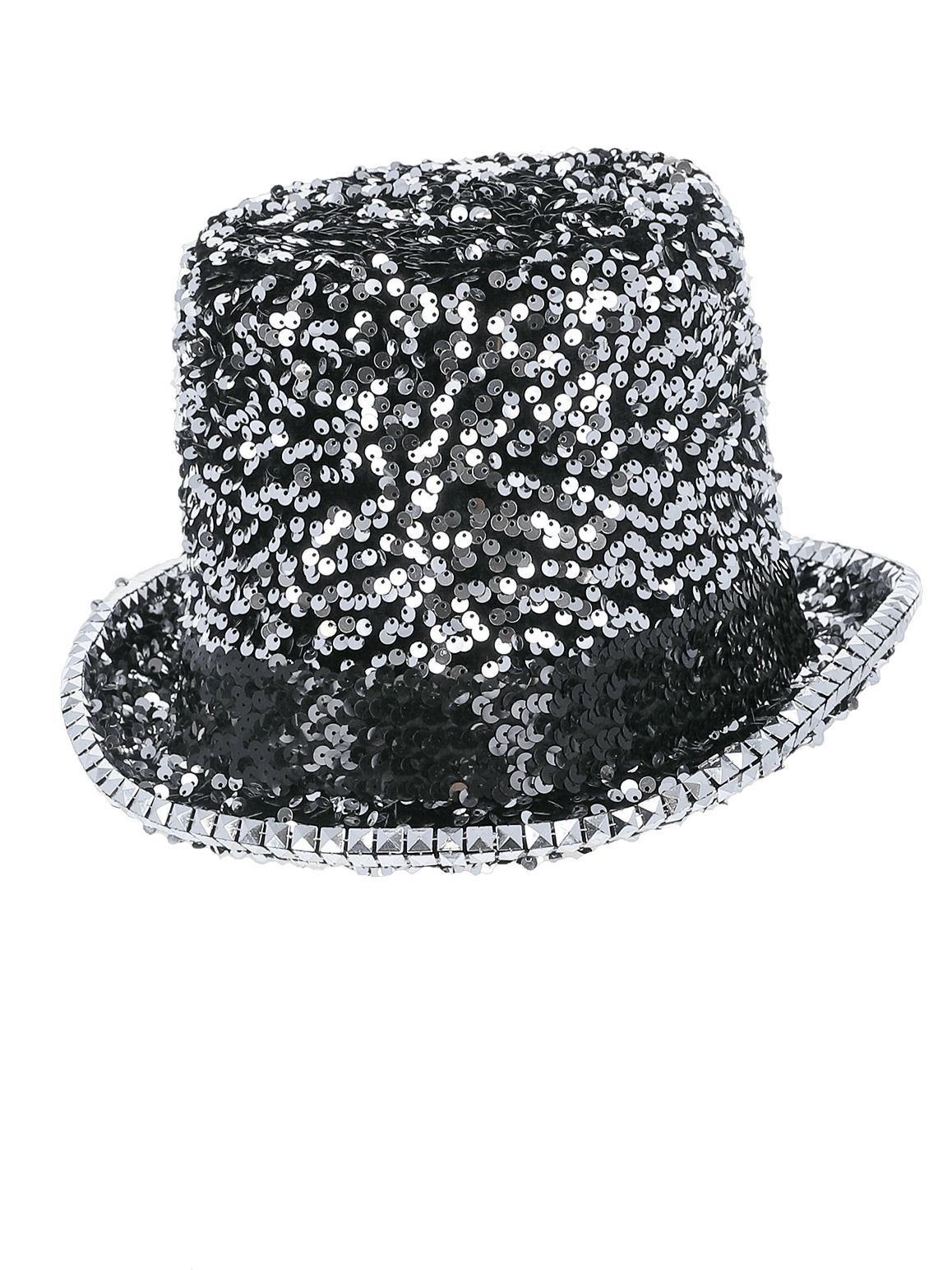 Fever Deluxe Felt & Sequin Top Hat