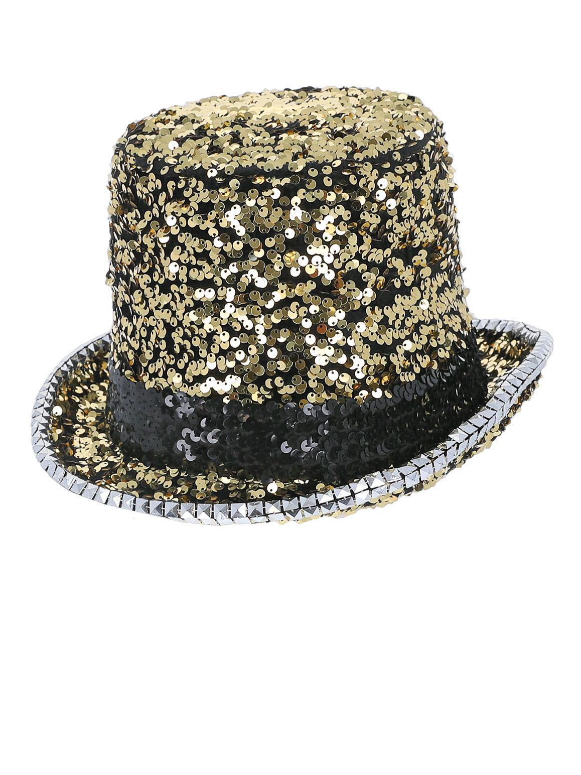 Fever Deluxe Felt & Sequin Top Hat