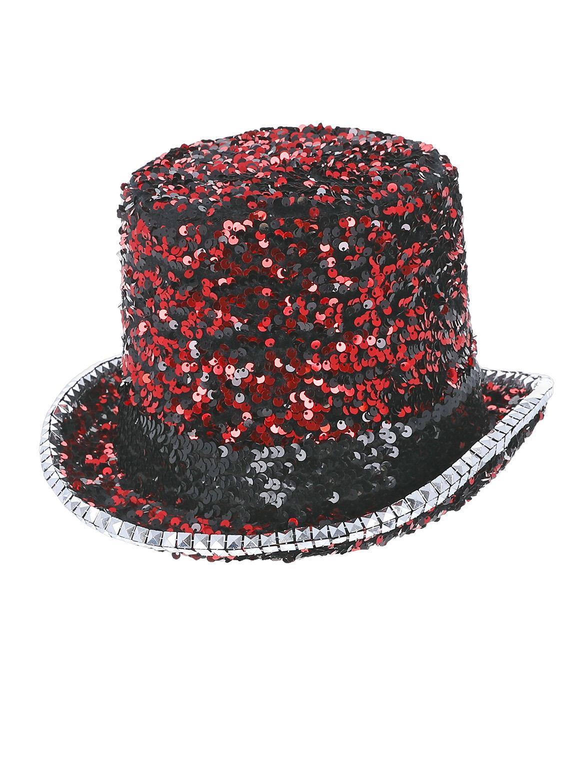 Fever Deluxe Felt & Sequin Top Hat