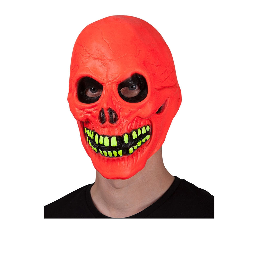U.V Neon Skull Mask
