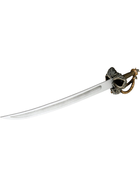 Skull Pirate Sword Toy Fancy Dress Prop Pirates Caribbean Kids Adults Accessory