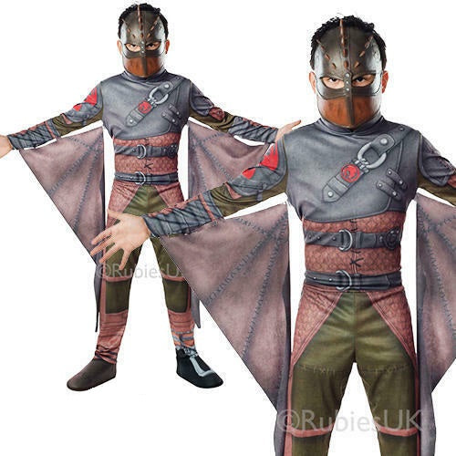 How To Train Dragon 2 Hiccup Viking Boys Fancy Dress Film Kids Childrens Costume