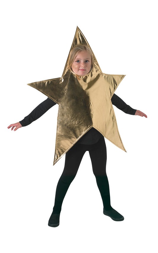 Christmas Gold Star Nativity Play Boys Girls Fancy Dress Costume Kids Age 4-10