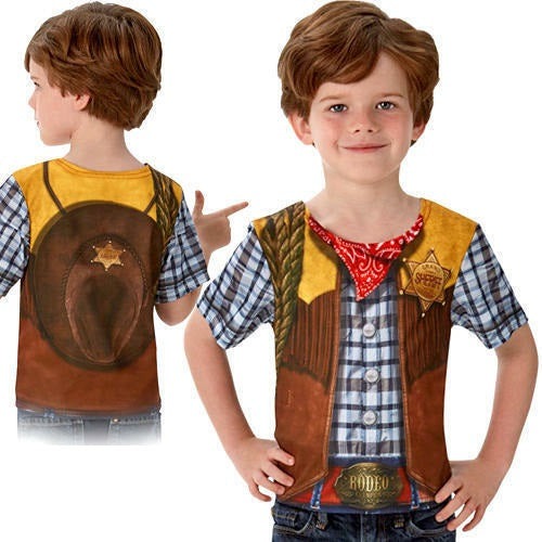 Cowboy T-Shirt Kids Costume