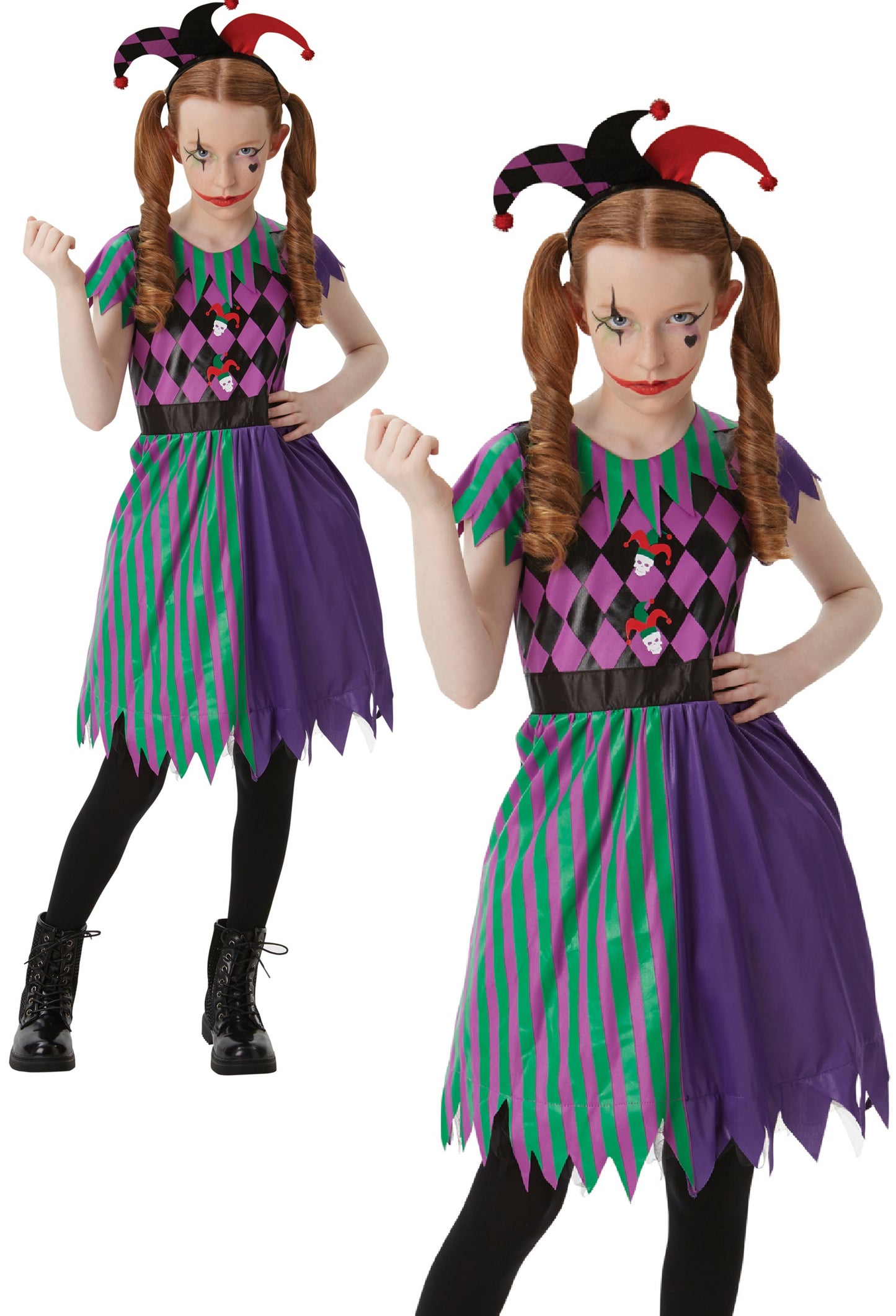 Harlequin Jester Costume