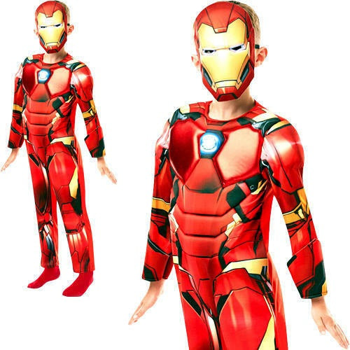 Deluxe Iron Man Boys Costume