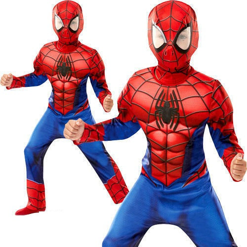 Deluxe Spiderman Boys Costume