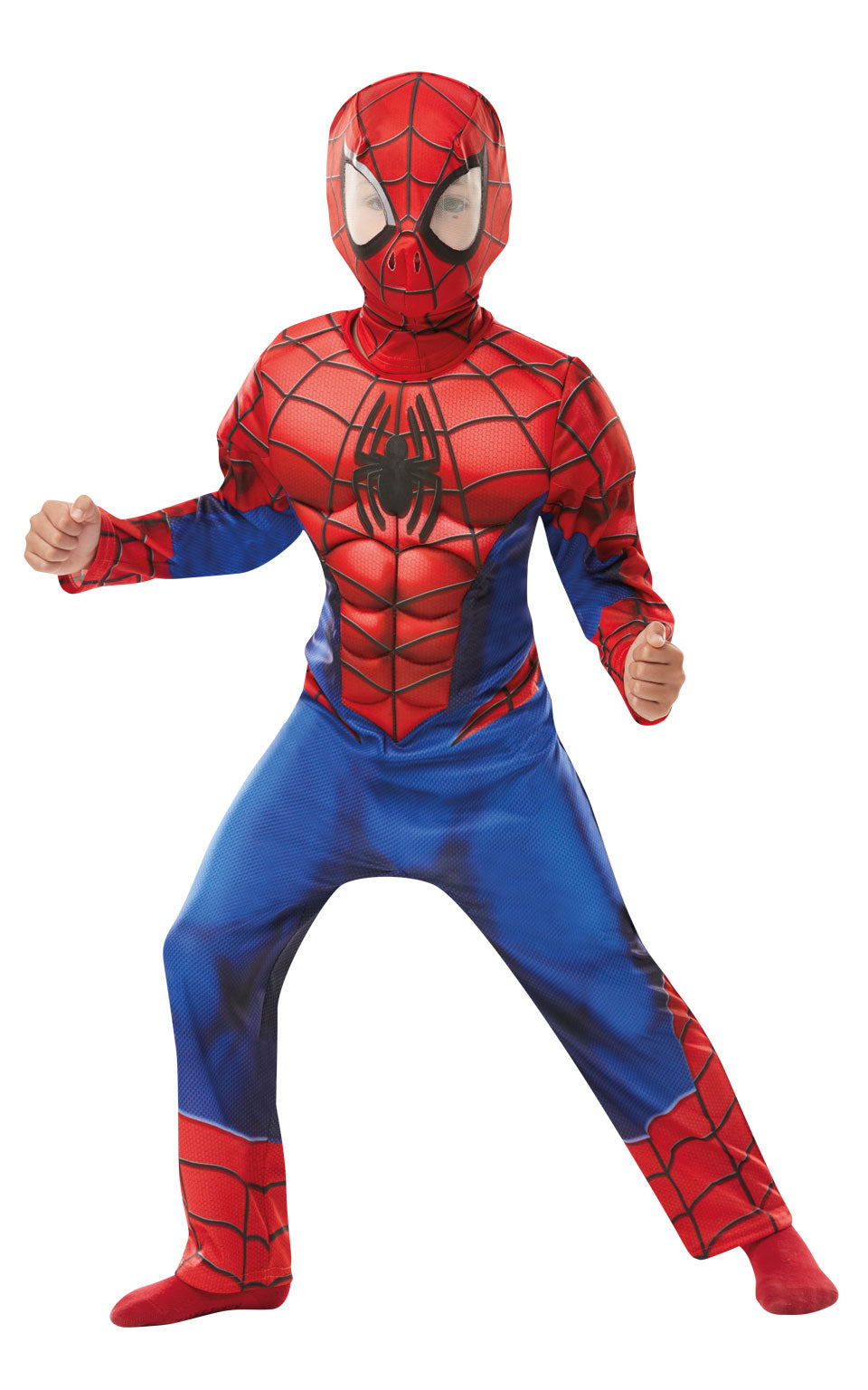 Deluxe Spiderman Boys Costume