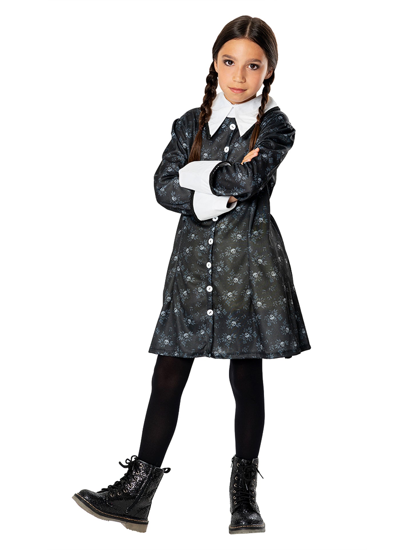 Wednesday Addams Girls Costume