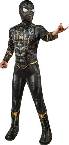 Black Spider Man Boys Costume