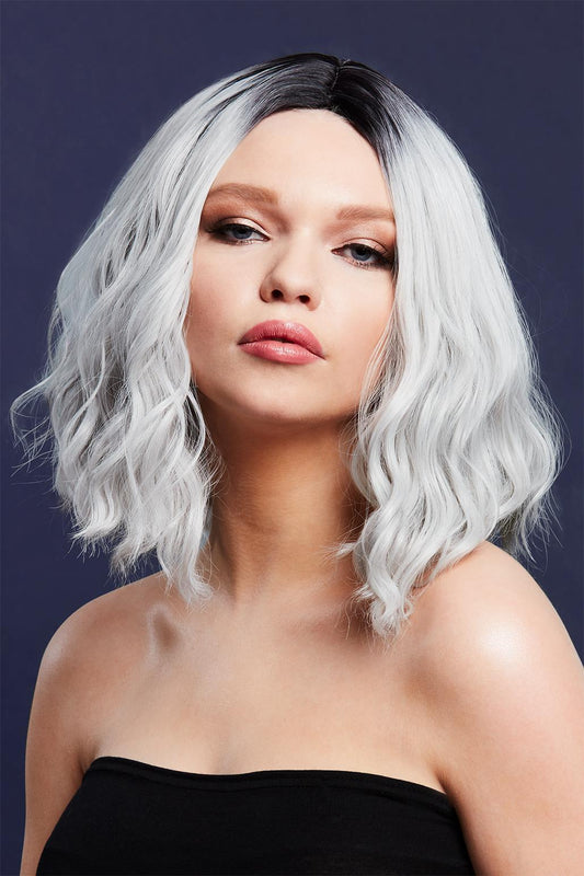 Cara Wig Ladies Fever Deluxe Professional Quality Fancy Dress Wig Wavy Long Bob