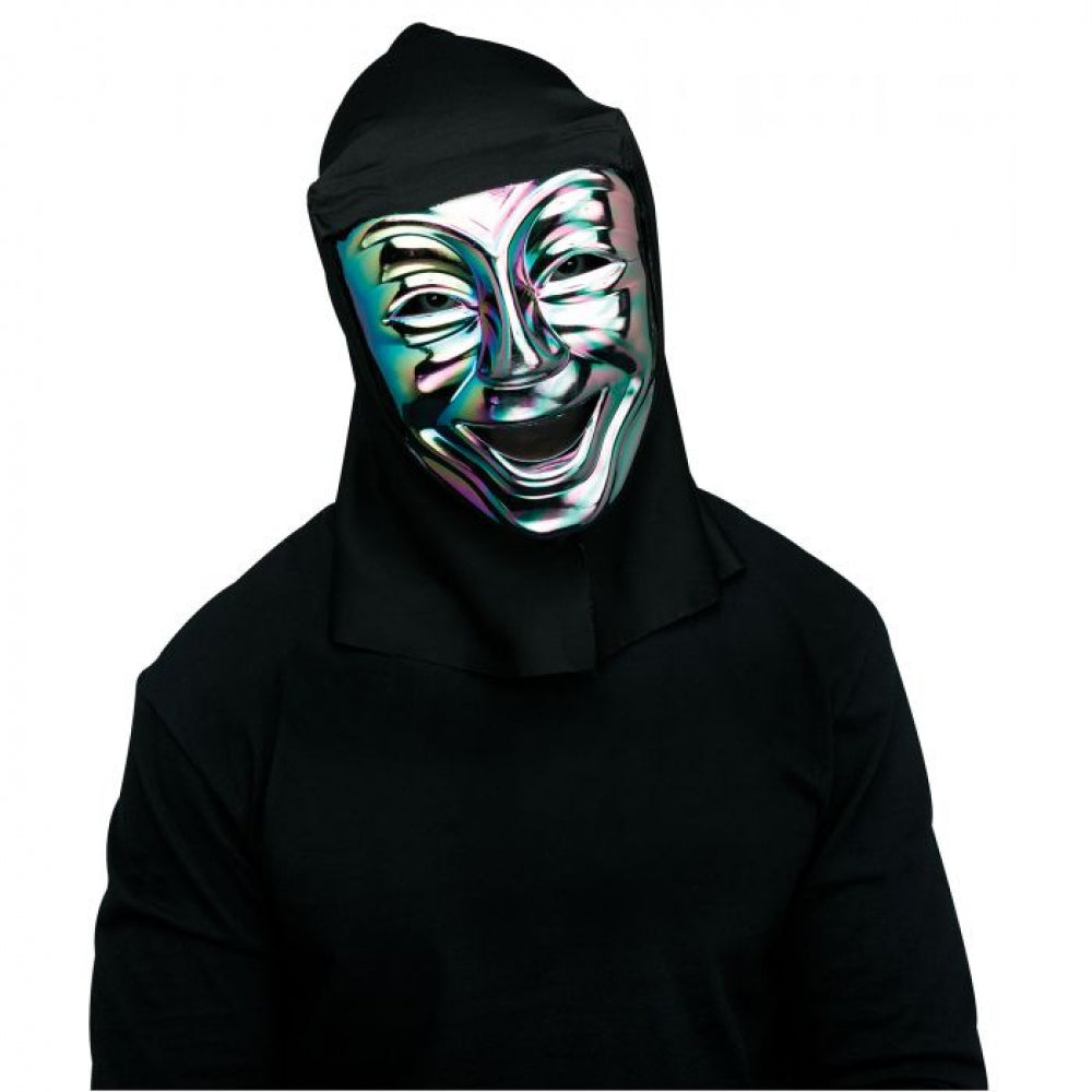 Funworld® Oil Slick Comedy Mask w/ Shroud