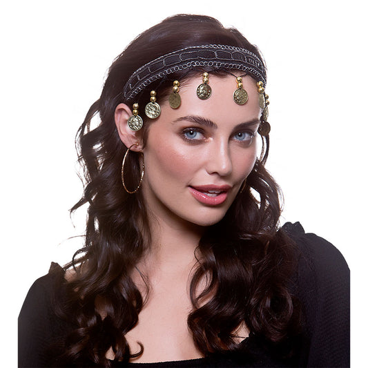Gypsy Fortune Teller Coin Headband