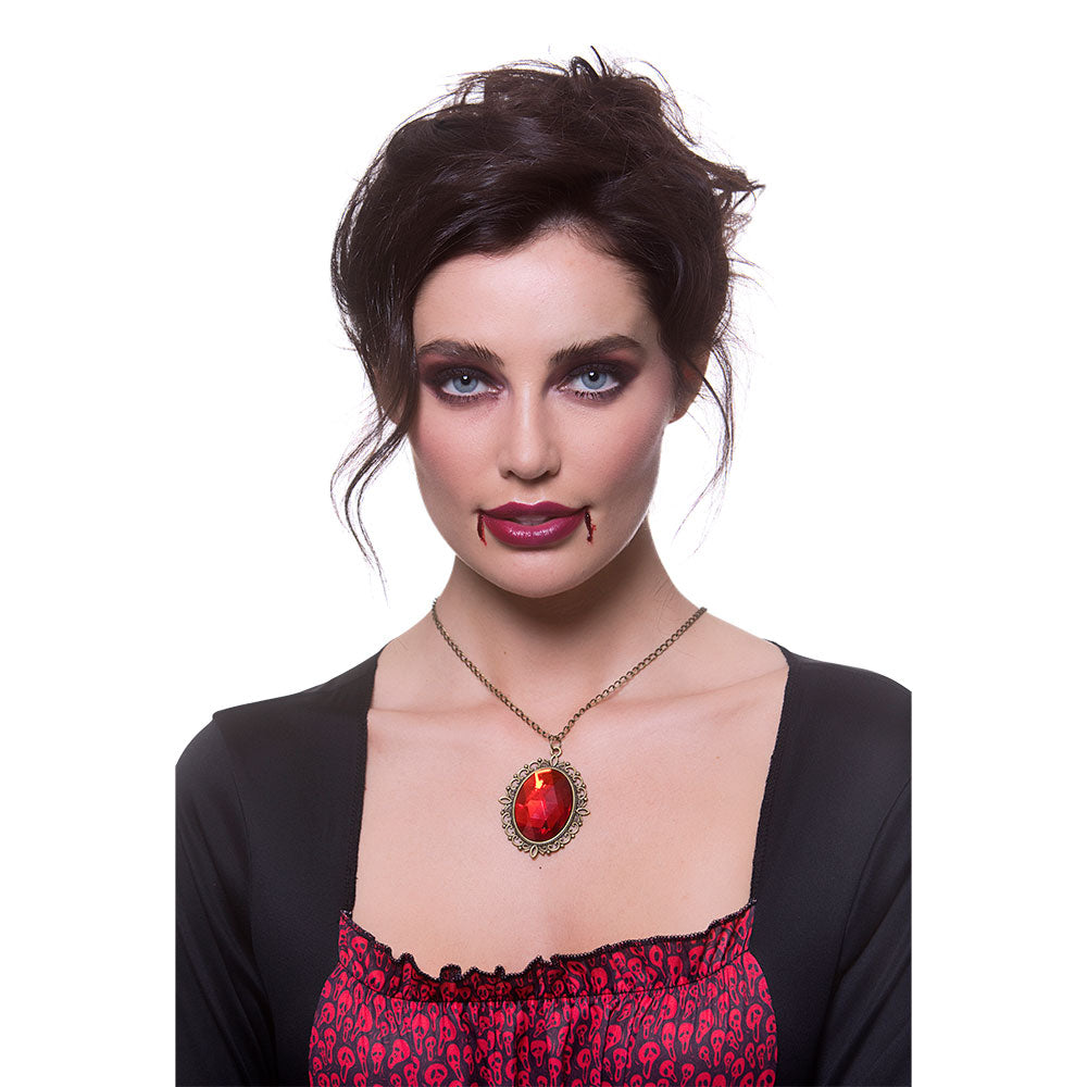 Gothic Ruby Necklace