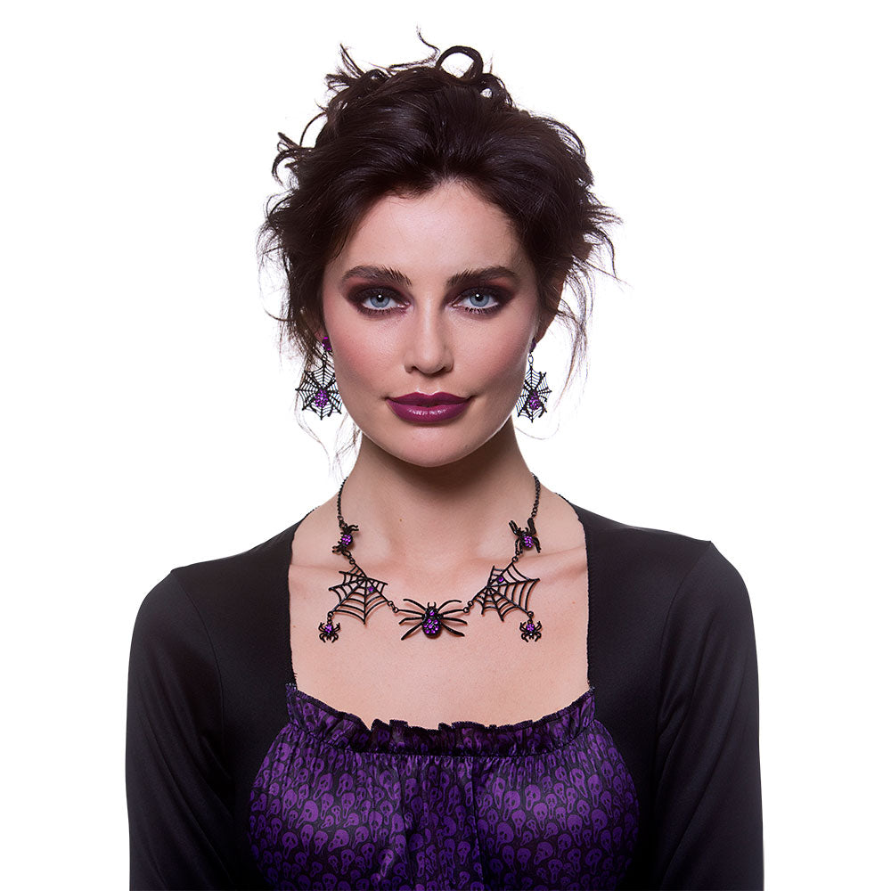 Halloween Necklace Adults Vampire Witch Jewellery Fancy Dress Accessory